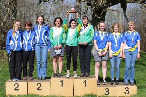 Women's short podium