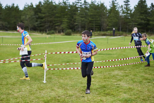 Ben setting off on leg 2