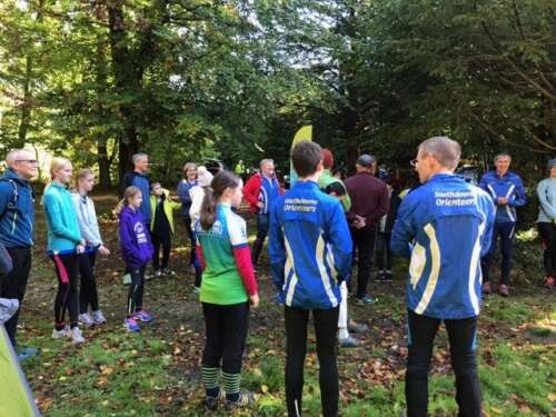 Gathering for coaching at Rewell