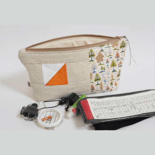 Orienteering Organiser Zip Bag 6