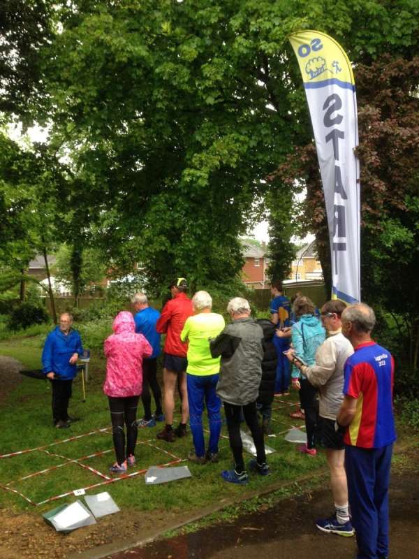 Start lanes at Goffs Park