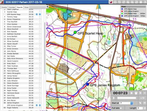 Routegadget Screenshot